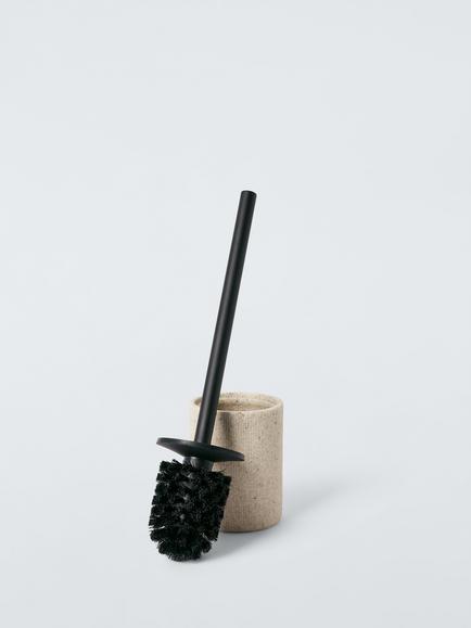 John Lewis Dune Toilet Brush and Holder, Natural Sand - view 2, Natural Sand