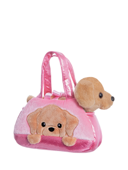 Aurora World Peek-a-Boo Labrador Dog Soft Toy, Multi