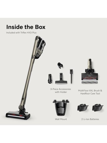 Miele Triflex HX3 Plus 12878430 Cordless Vacuum Cleaner, Titanium Pearl - view 2, Titanium Pearl