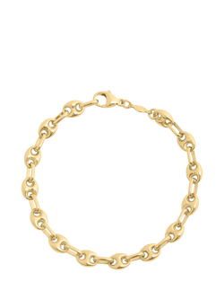 LARNAUTI Marina Chain Bracelet, Gold, Gold