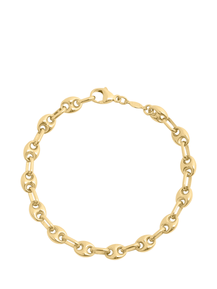 LARNAUTI Marina Chain Bracelet, Gold, Gold