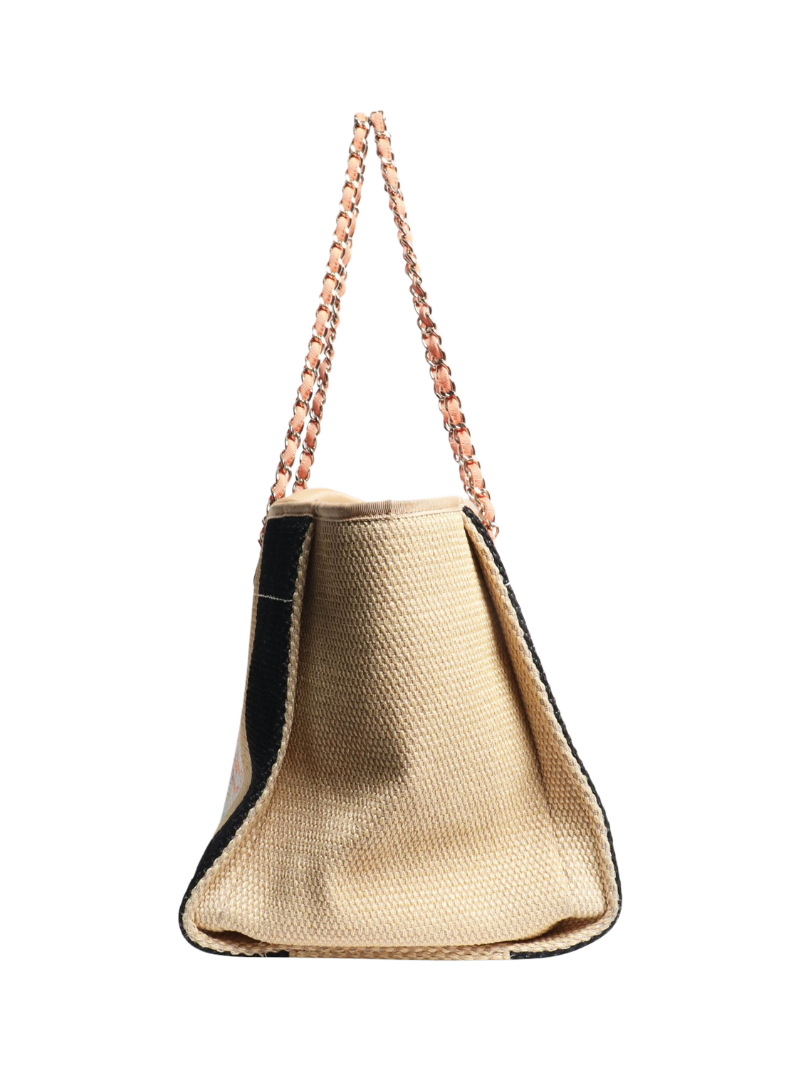 Product image 2 of 7, which shows Pre-loved CHANEL Deauville Tote Bag, Multi