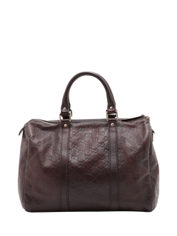 Pre-loved GUCCI Guccissima Leather Top Handle Bag, Brown - view 2, Brown