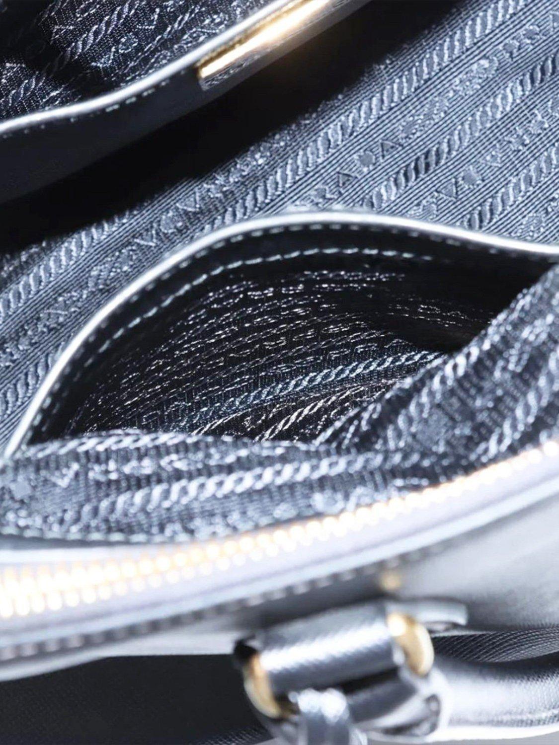 Product image 10 of 10, which shows Pre-loved Prada Saffiano Galleria 2-way Bag, Black