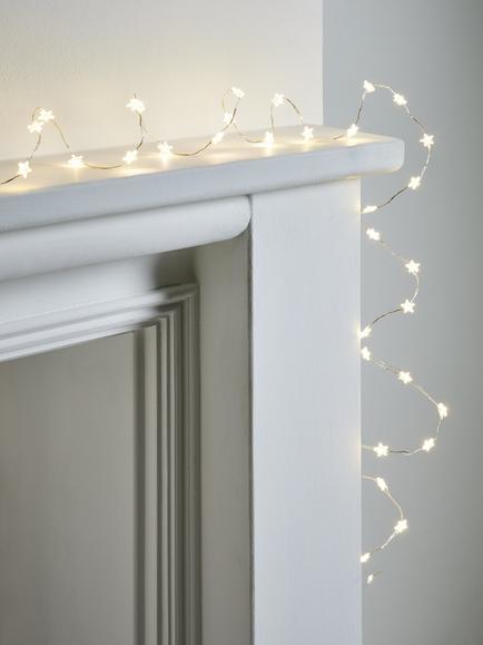 John Lewis 240 Multifunction Micro LED Star Lights, Lit Length 12m, Warm White - view 2, Warm White