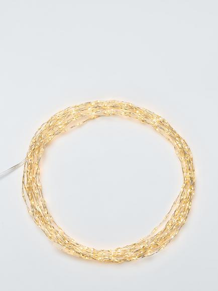 John Lewis 378 Extra Dense Micro LED Lights, Lit Length 6m, Warm White, Warm White