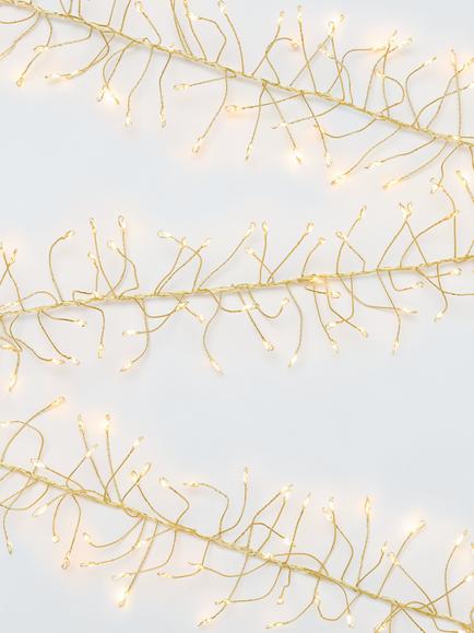 John Lewis 480 Cluster Vine Multifunction Micro LED Lights, Lit Length 3m, Warm/Classic White