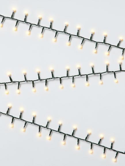 John Lewis 500 Multifunction LED Berry Lights, Lit Length 11m, Warm White