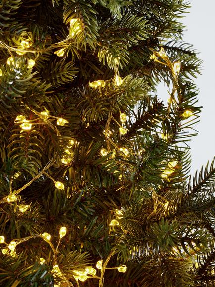 John Lewis 240 LED Firecracker Lights, Gold/Classic Warm White - view 2, Classic Warm White