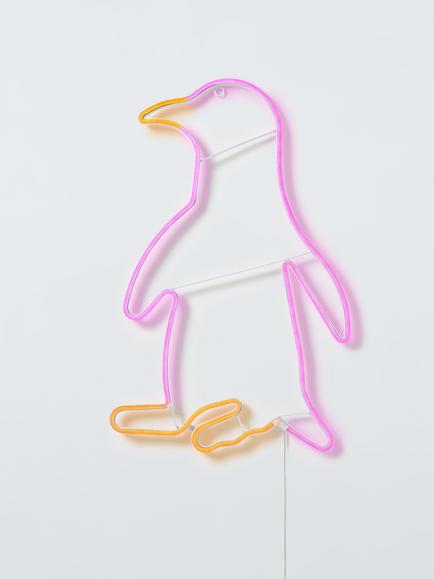 John Lewis Neon Penguin Light, Pink, Pink