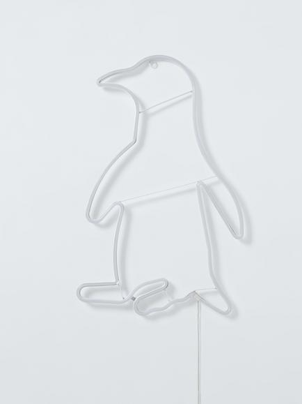 John Lewis Neon Penguin Light, Pink - view 2, Pink