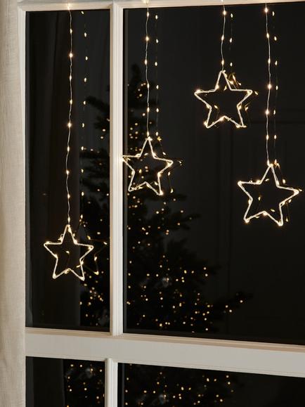 John Lewis 156 Multifunction LED Star Window Lights, Warm White - view 2, Warm White