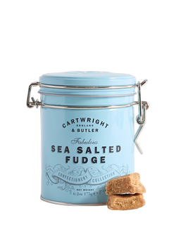 Cartwright & Butler Sea Salted Fudge Tin, 175g, Multi