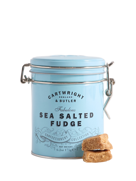 Cartwright & Butler Sea Salted Fudge Tin, 175g, Multi