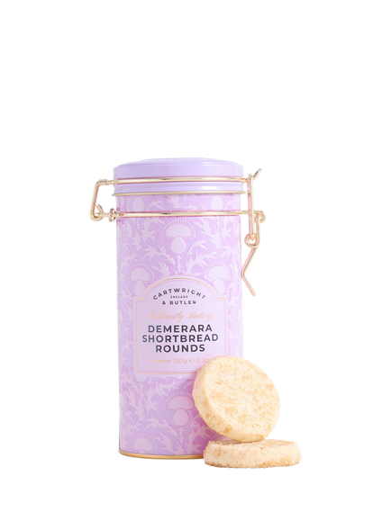 Cartwright & Butler Demerara Shortbread Rounds Tin, 150g, Multi