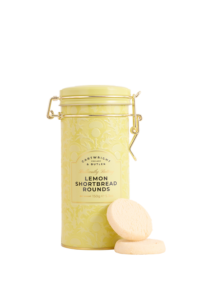 Cartwright & Butler Lemon Shortbread Rounds Tin, 150g, Multi