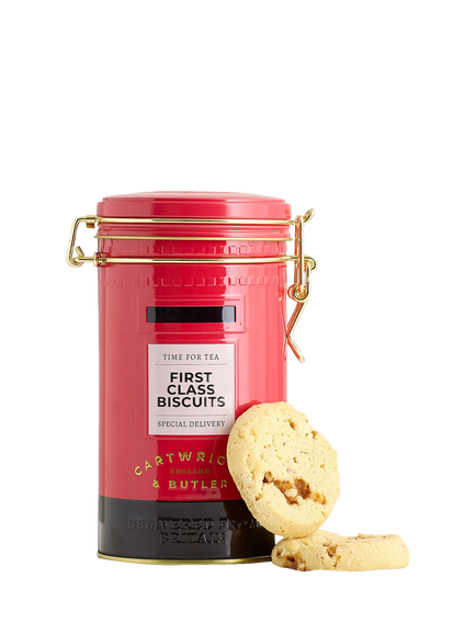 Cartwright & Butler Salted Caramel Biscuits Postbox Tin, 200g, Multi