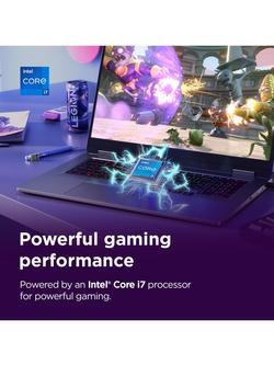 Lenovo LOQ 83JH00BXUK Gaming Laptop, Intel Core i7 Processor, 16GB RAM, 1TB SSD, RTX 5070, 17.3” Full HD, Luna Grey - view 2, Luna Grey