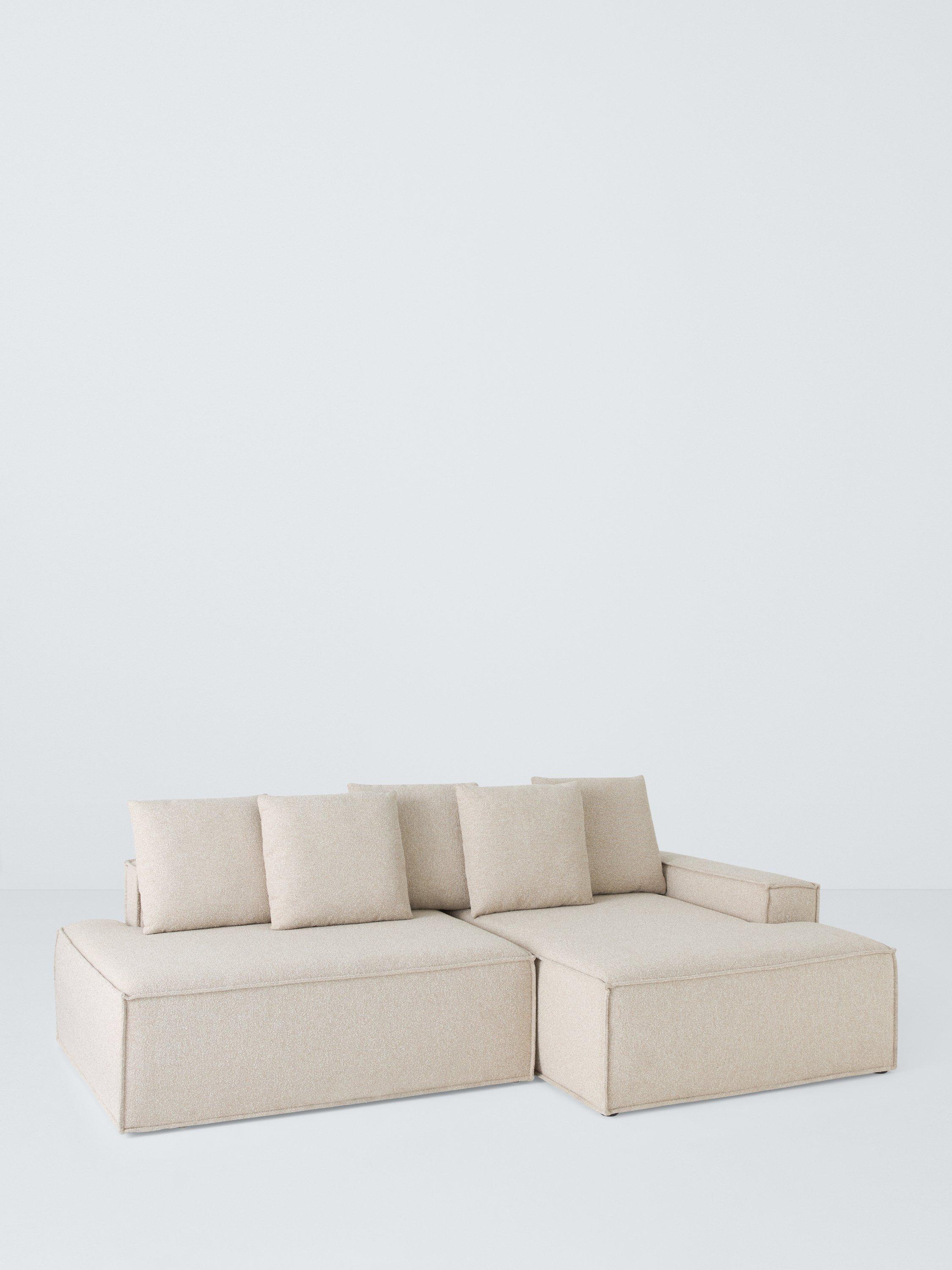 Loft Range, John Lewis Loft Chaise Sofa Bed, Textured Latte