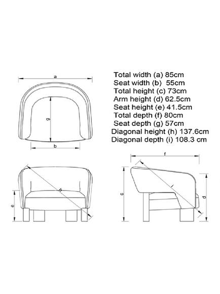 John Lewis Bolo Armchair, Green - view 2, Green