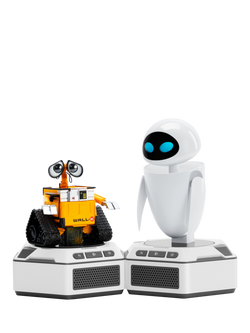 Robosen Disney Pixar WALL-E & EVE Mini Robots, Set of 2, Black