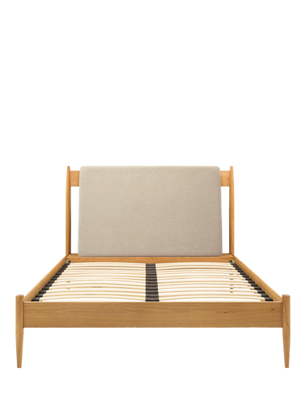 John Lewis Juniper Bed Frame, Double, Natural Oak - view 2, Natural Oak