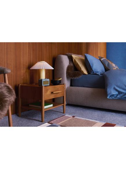 John Lewis Juniper 1 Drawer Bedside Table, Natural Oak - view 2, Natural Oak