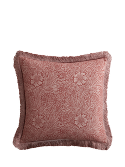 William Morris At Home Marigold Cushion, Pink, Pink