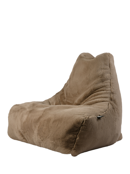 Extreme Lounging Faux Fur Bean Bag Chair, Mink, Mink