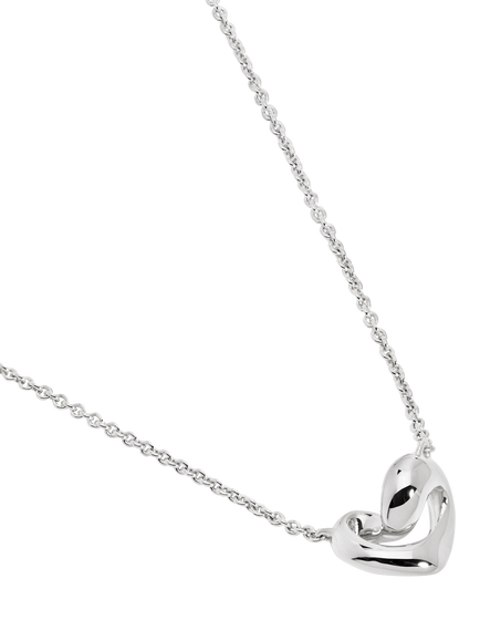 Monica Vinader Infinity Heart Pendant Necklace, Silver, 