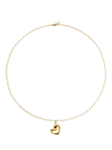 Monica Vinader Infinity Heart Pendant Necklace, Gold