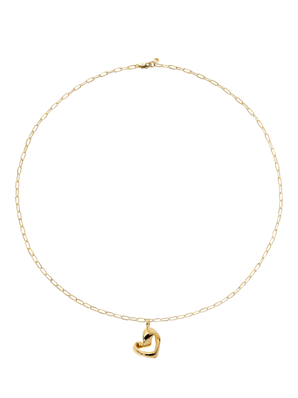 Monica Vinader Infinity Heart Pendant Necklace, Gold, 