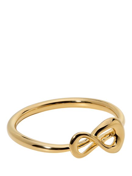 Monica Vinader Infinity Ring, Gold, Gold