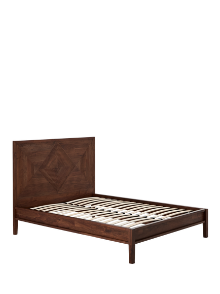 John Lewis Padmina Bed Frame, FSC-Certified (Acacia Wood),  Double, Café, Café