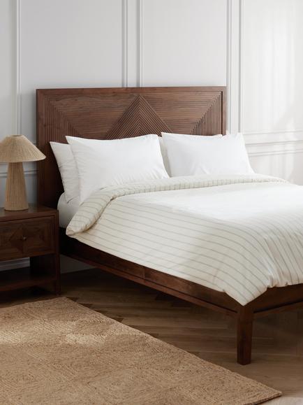 John Lewis Padmina Bed Frame, FSC-Certified (Acacia Wood),  King Size, Café - view 2, Café