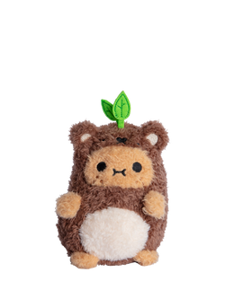 Noodoll Brownie Bear Ricespud Soft Toy, Brown
