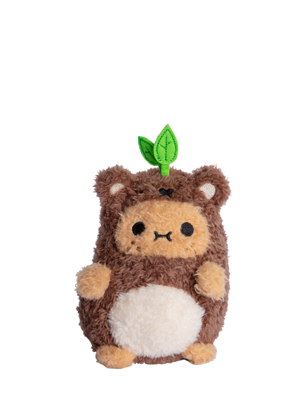 Noodoll Brownie Bear Ricespud Soft Toy, Brown