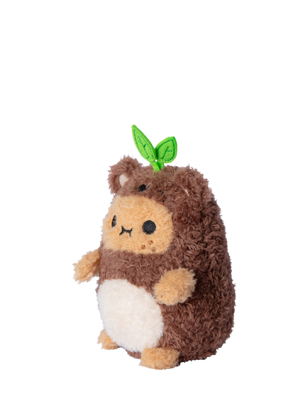 Noodoll Brownie Bear Ricespud Soft Toy - view 2, Brown
