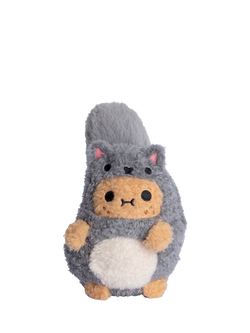 Noodoll Grey Squirrel Ricespud Soft Toy, Grey