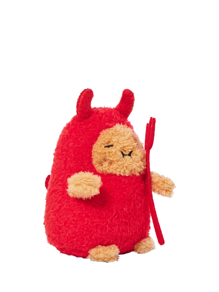Noodoll Ricespud Ricemonster Devil Soft Toy - view 2, Red