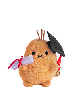Noodoll Ricespud Graduate Soft Toy, Brown