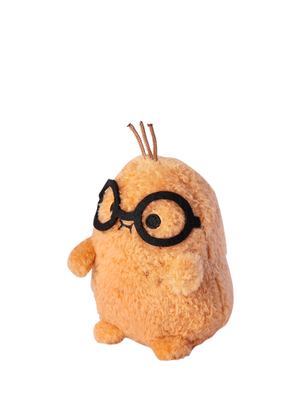 Noodoll Ricespud Professor Soft Toy - view 2, Brown