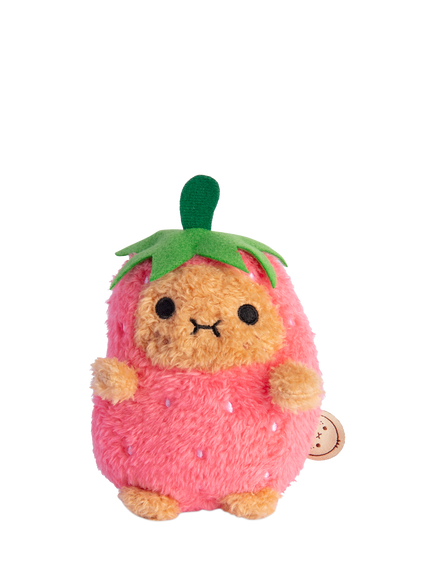 Noodoll Ricespud Strawberry Soft Toy, Red
