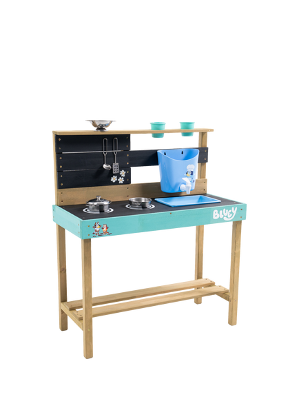 TP Toys Bluey Wooden Mud Kitchen, Multi