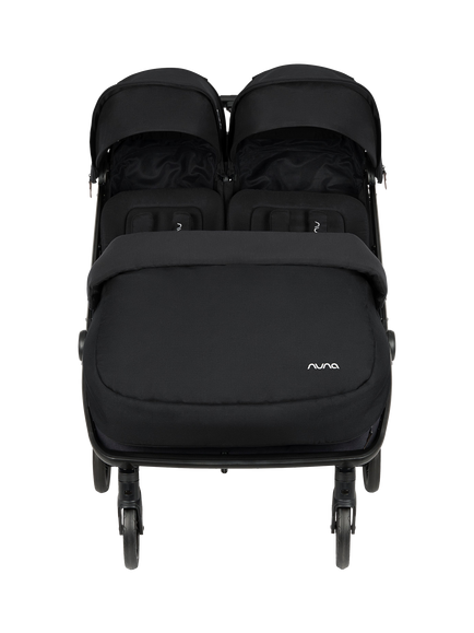 Nuna TRVL dubl Footmuff, Caviar, Caviar