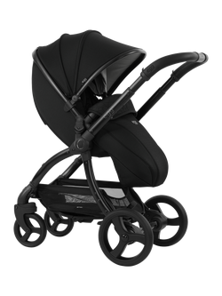 egg3 Pushchair, Carrycot & Accessories with egg Shell 360 Pro Car Seat & Base Luxury Bundle, Panther - view 2, Panther