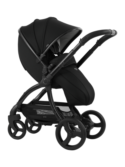 egg3 Pushchair, Carrycot & Accessories with egg Shell 360 Pro Car Seat & Base Luxury Bundle, Panther - view 2, Panther
