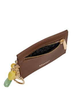 Dune London Klub Leather Purse - view 2, Brown