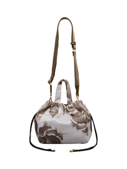 Radley Eden Row Floral Drawstring Bag, Salt, Salt