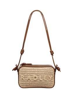 Radley The Camden Raffia Crossbody Bag, Natural, Natural